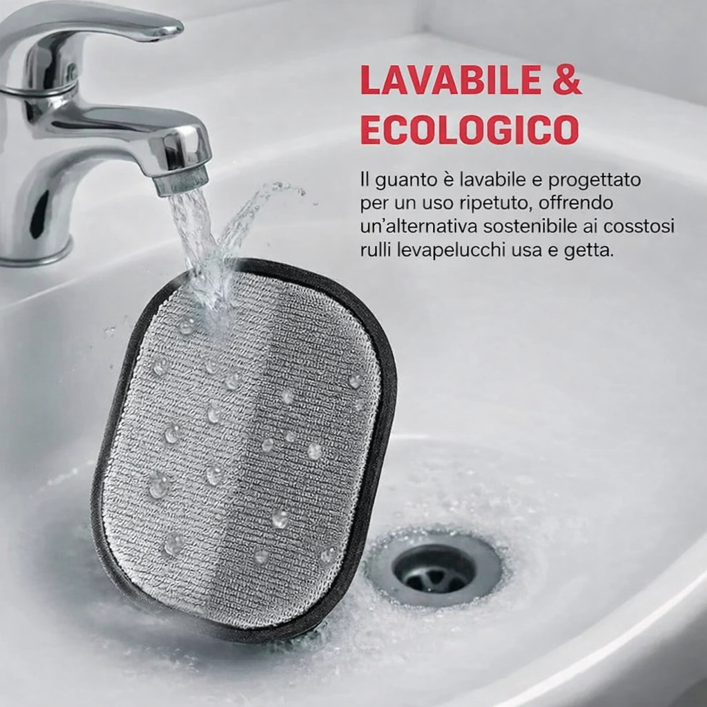 Guanto Elettrostatico Rimuovi Peli