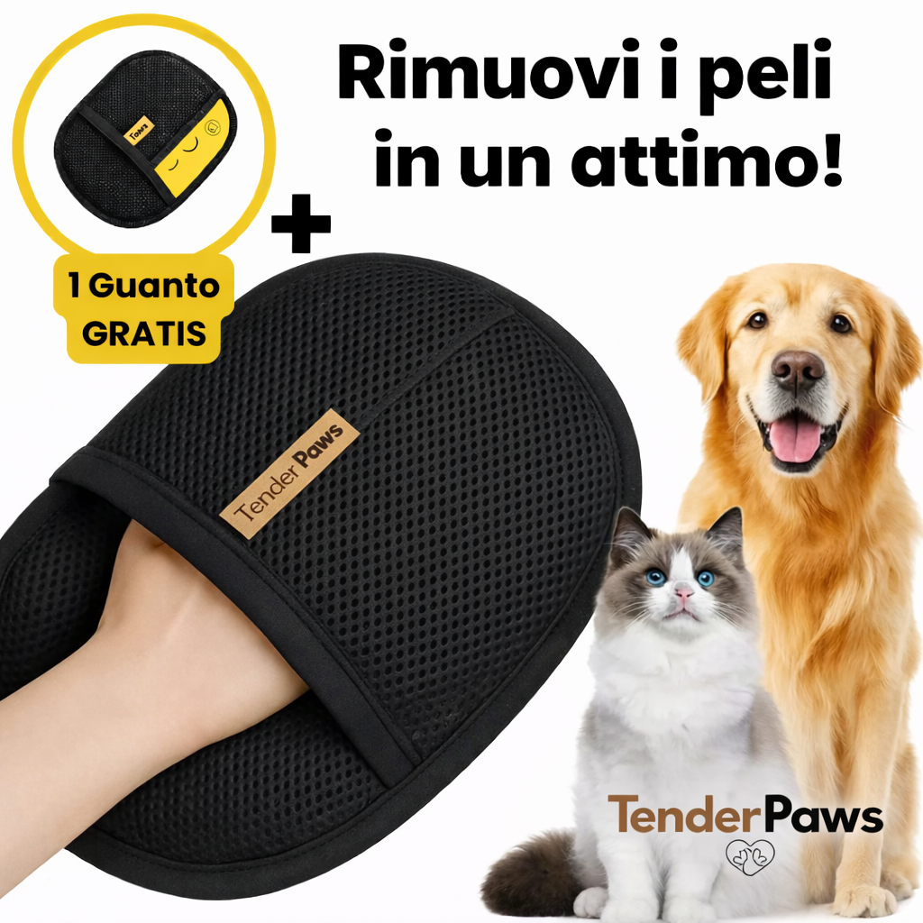 Guanto Elettrostatico Rimuovi Peli